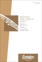 Rejoice the Lord Is King Two-Part Mixed choral sheet music cover